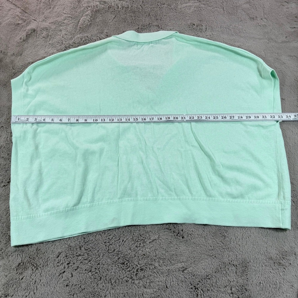 NWOT Banana Republic Women Polo Top XL/XXL Linen Oversized Johnny-Collar Sweater - Picture 6 of 9